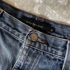 Vintage Calvin Klein Shorts Size 12 Leather Label